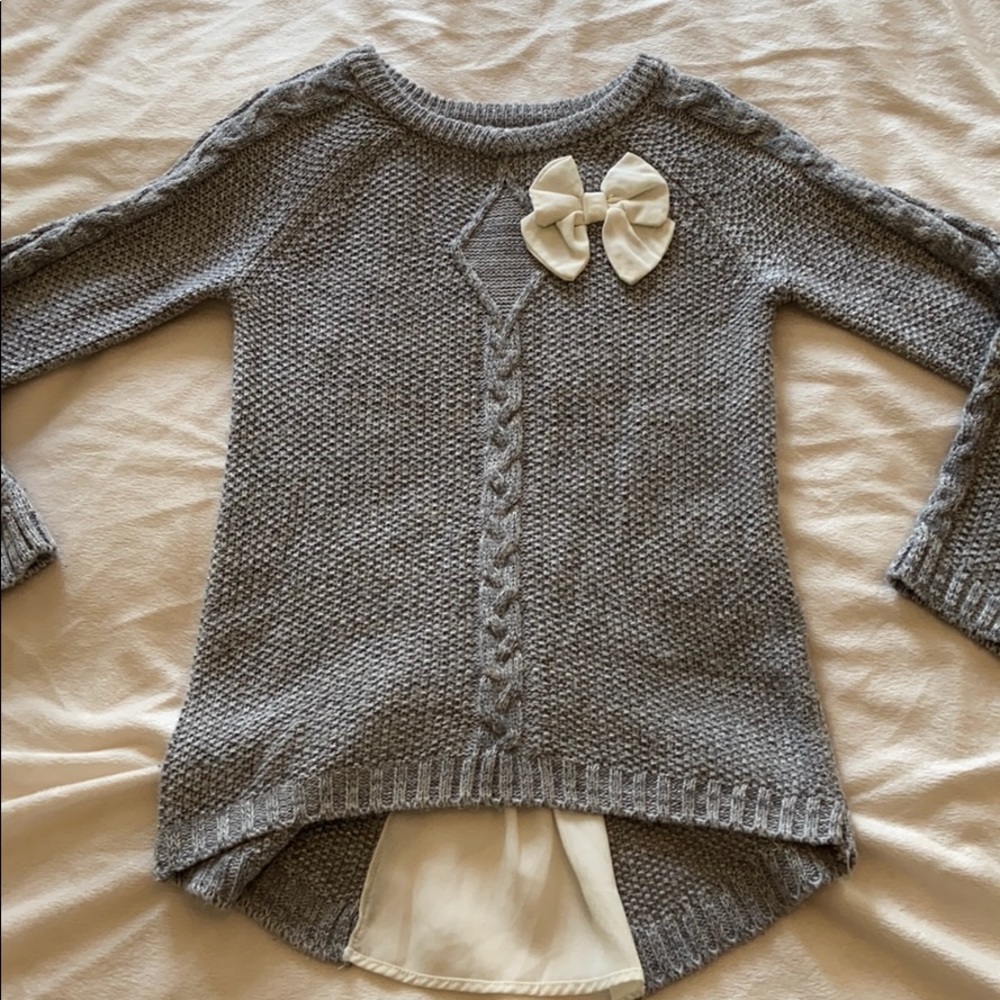 •Blush by Us Angels• Girly Knit Sweater